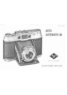 Agfa Automatic 66 manual. Camera Instructions.
